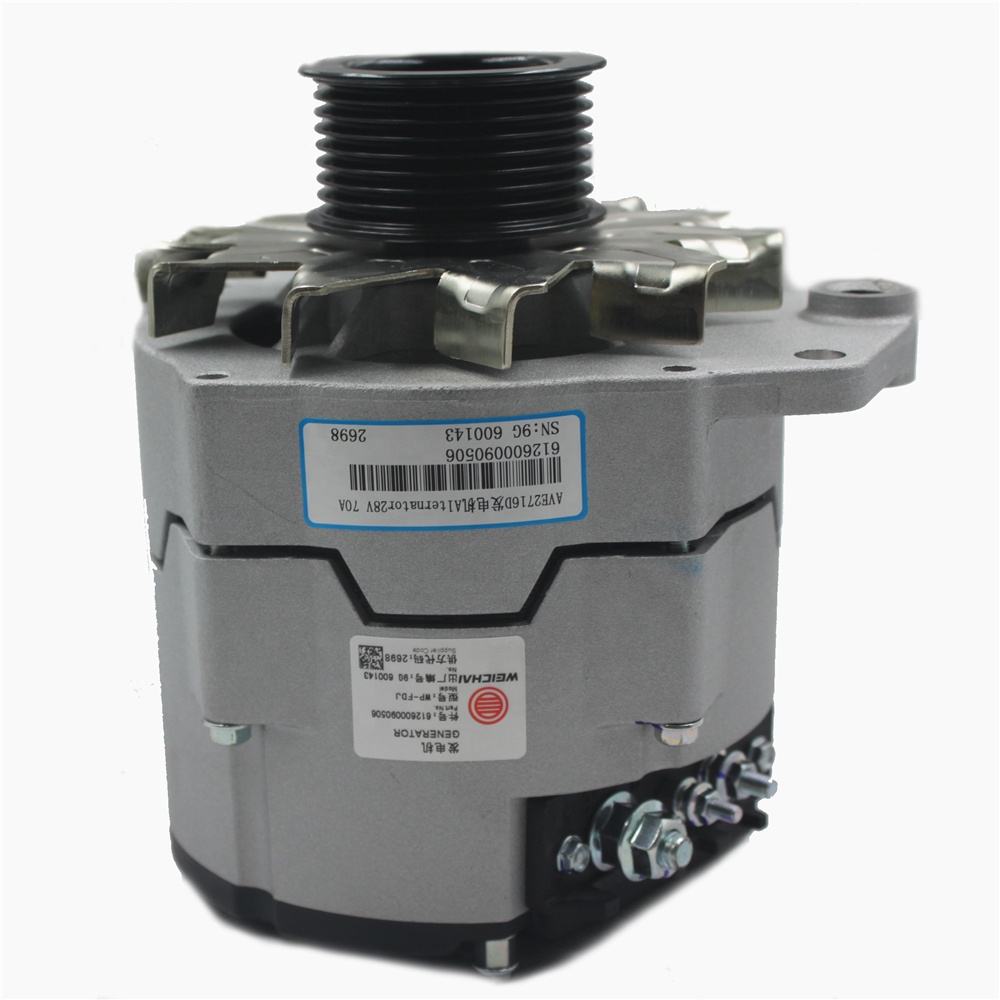 Alternateur de pièces de moteur du camion WD615 WP10 612600090506 pour Weichai Sinotruck Shacman