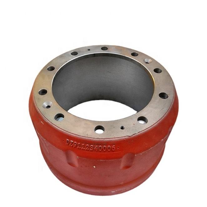 Pièces de châssis en acier résistantes du tambour de frein arrière de camion SHACMAN DZ9112340006